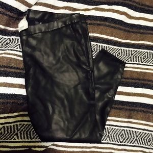 H&M faux leather rocker / biker pants