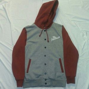 ❌SOLD❌Mens The Hundreds Button Up Hoodie