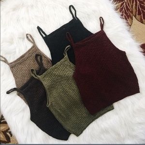 Maroon high neck crop top burgundy