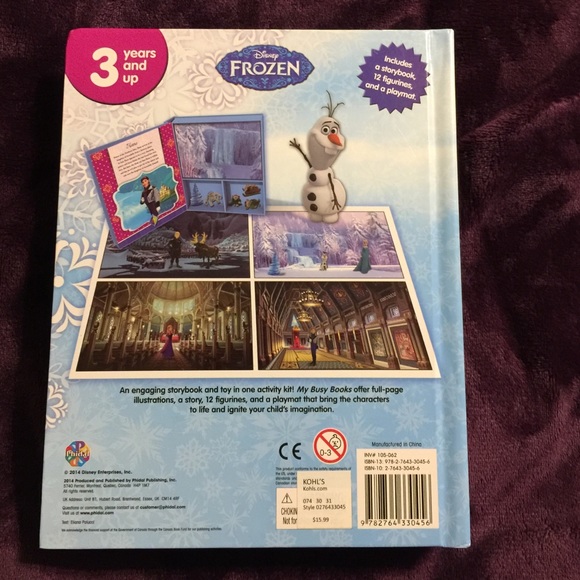 Disney Frozen First My Busy Book - Picture 2 of 3