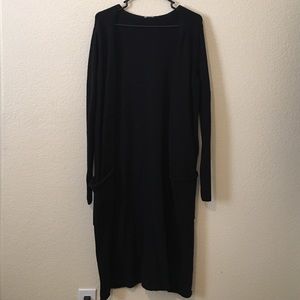 H&M Long Sweater | Black | Small