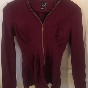 Maroon jacket