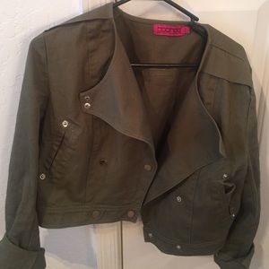 Army green jacket