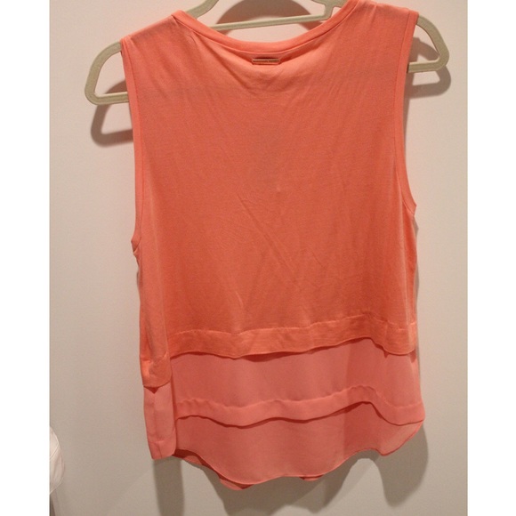 NWT Michael Kors Tiered Chiffon Hem Tank - Picture 3 of 3