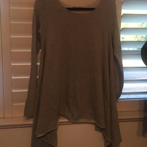 Grey shirt dress