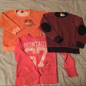 3 Lightweight sweatshirts