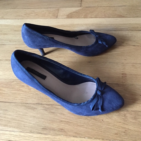 Navy blue Zara heels