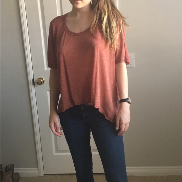 Burnt orange t shirt