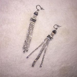 Chandelier diamond earrings - holiday party fave!