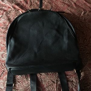 Small leather backpack