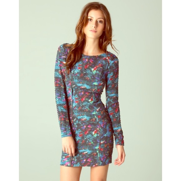 Rebecca Minkoff Pleated Freja Silk Dress (4)