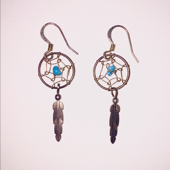 Sterling Silver Dreamcatcher Earrings
