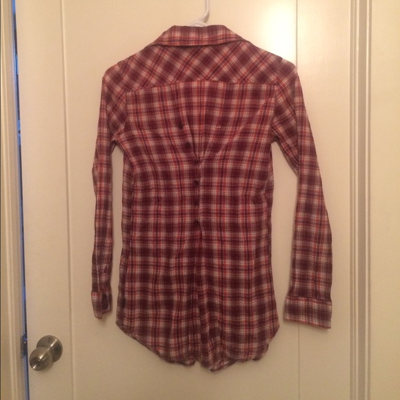 Plaid Button Up - Picture 3 of 4