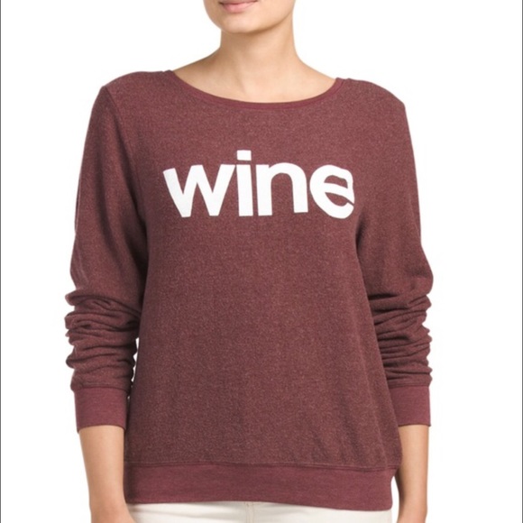| LAST ONE |✨HP✨ •Wildfox• Wine Jumper - Picture 3 of 4
