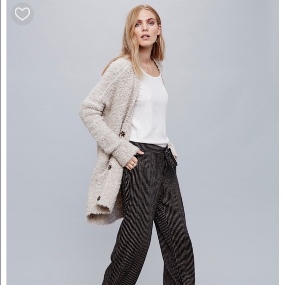 Free people boucle slouch cardigan