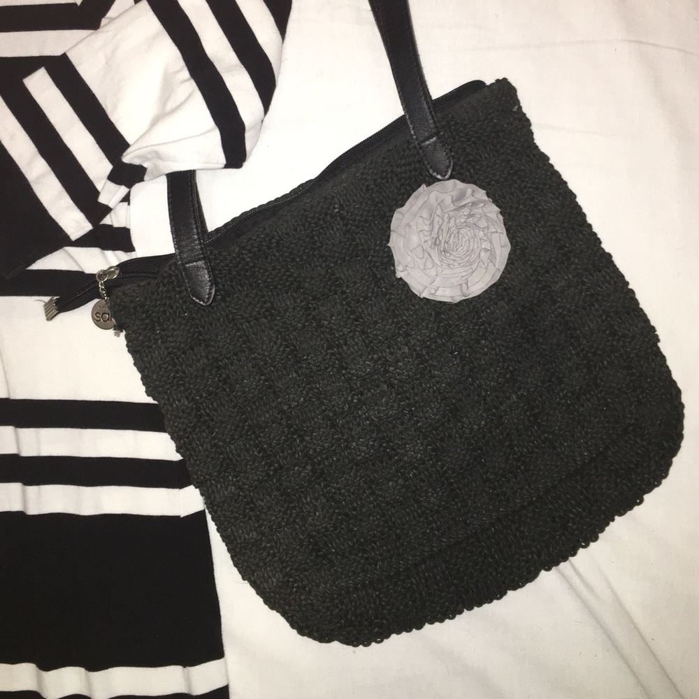Sold The Sak black crochet