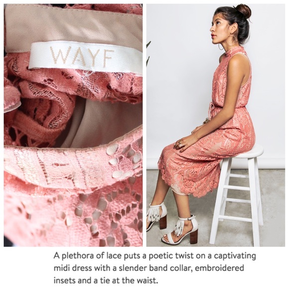 'Portrait' Lace Midi Dress - Picture 4 of 4