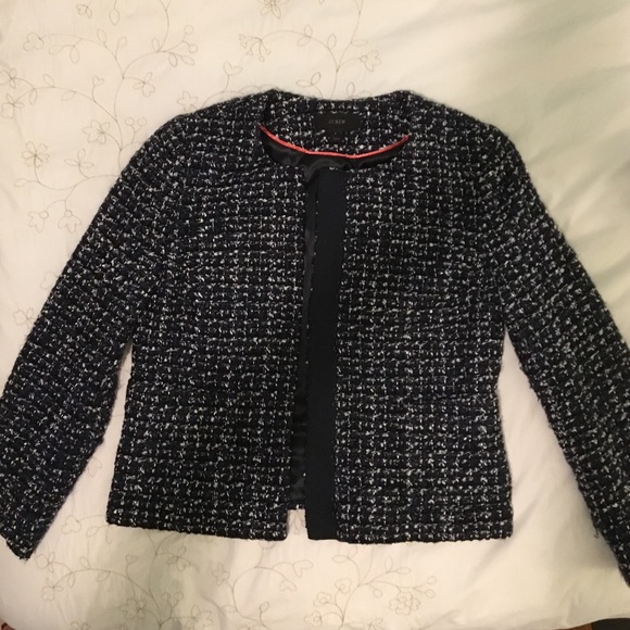 J.crew tweed boucle jacket