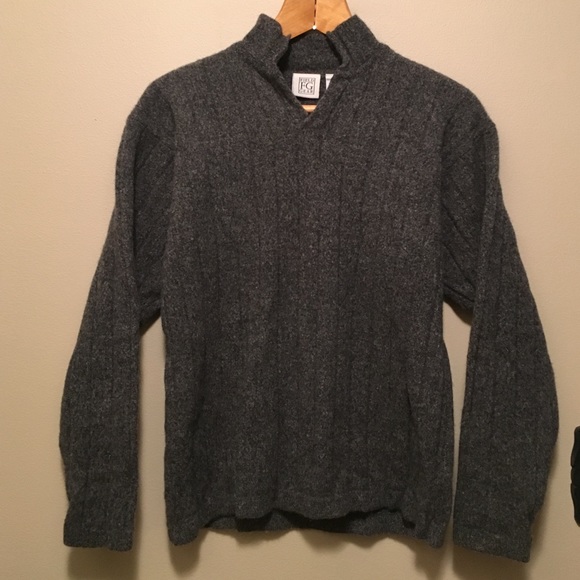 Field Gear Other - Field Gear S 100% lambswool V-neck gray sweater