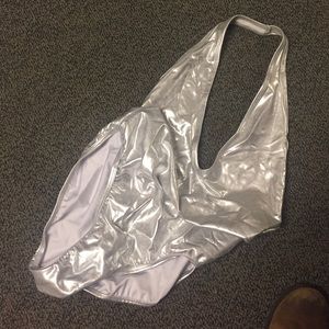 Silver American appare body suit