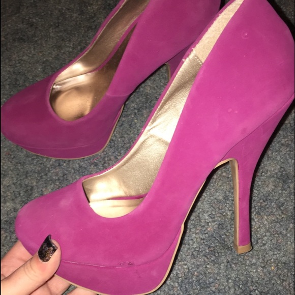 Pink heels