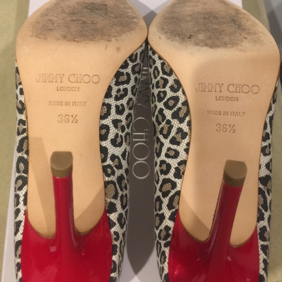 High heeled Jimmy Choo shoes. - Picture 3 of 4
