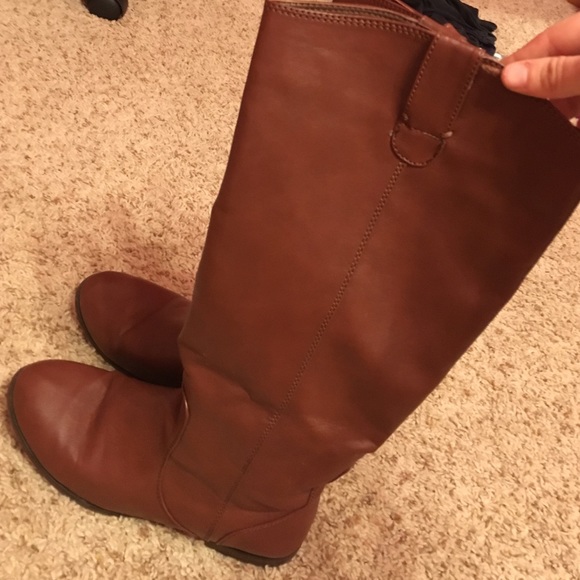 Forever 21 brown riding boots