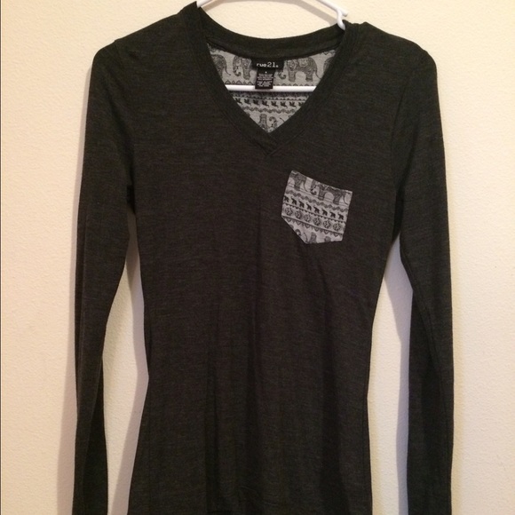 Gray long sleeve