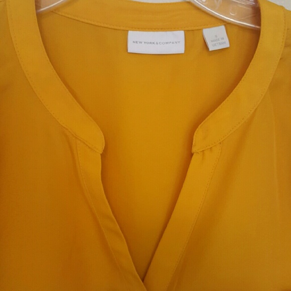 Gorgeous Mustard blouse