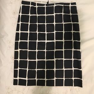Trina Turk Windowpane pencil skirt