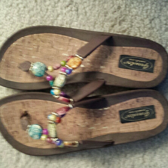Beaded  summer  shoes