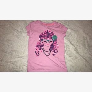 pink/purple tshirt girls