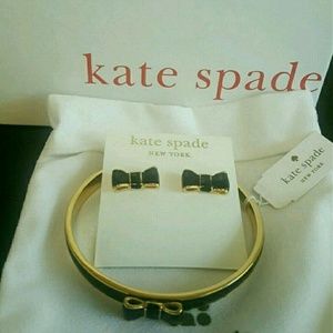 Kate Spade bangle and earring set