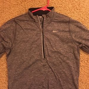 Nike women's XS grey half zip