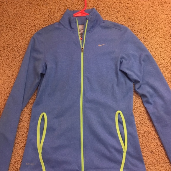 NIKE WOMENS JACKET XS FULL ZIP BLUE - Picture 2 of 4