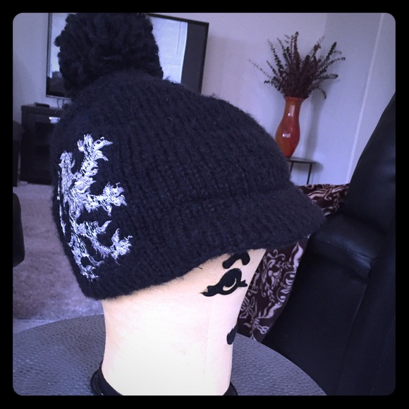 Bogner fire and ice ski hat Alpaca fur knit blend