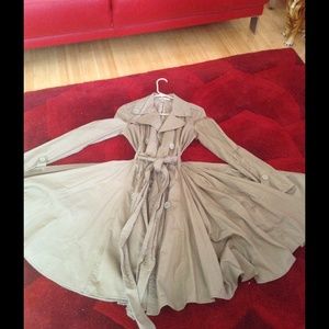 Beautiful wide Flare  trench coat