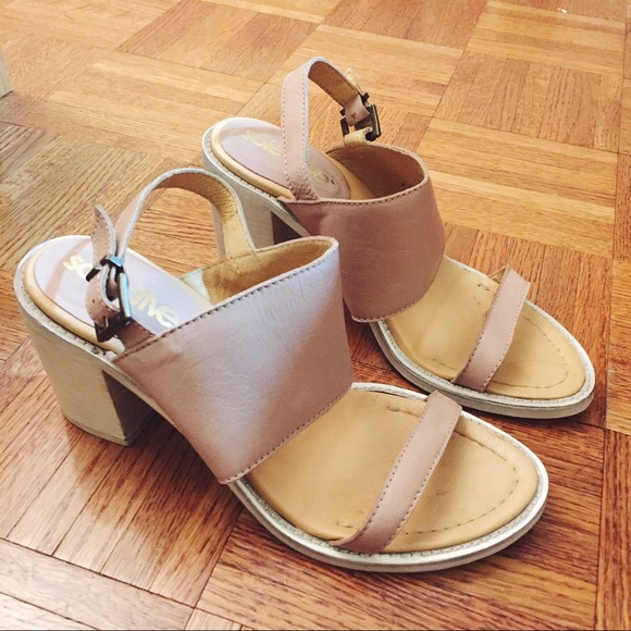 Heeled strappy sandals