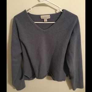 Soft blue sweater