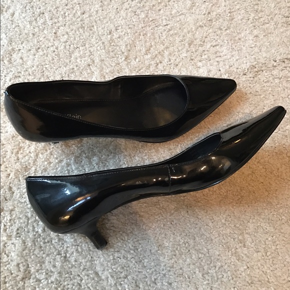 calvin klein patent leather heels