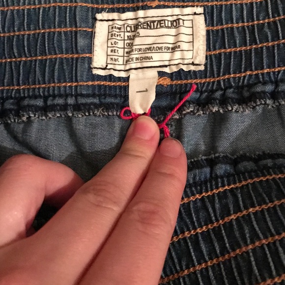 Current Elliot drawstring denim - Picture 3 of 4