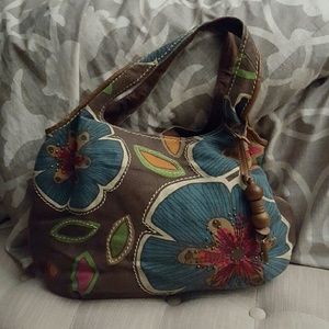 Floral Fossil Purse