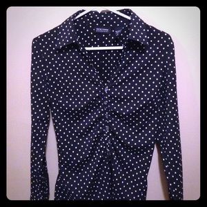 New York & Company Polka dot blouse. Size 4.