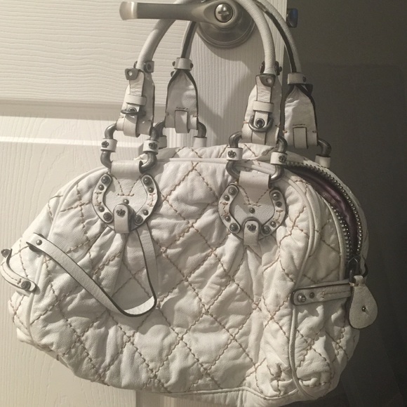 Juicy couture white leather purse