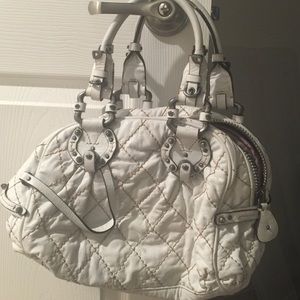 Juicy couture white leather purse
