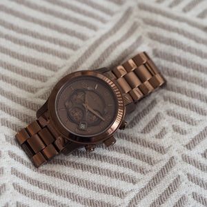 Michael Kors Men's Chronograph Runway Brown Watch
