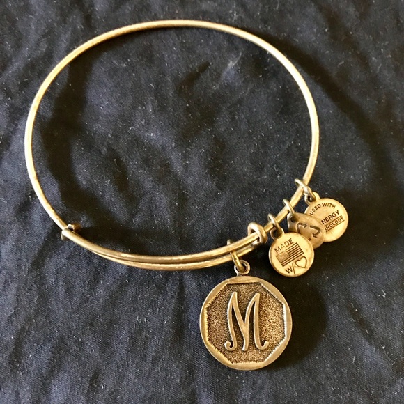 ✨Authentic Alex and Ani "M" Bracelet ✨
