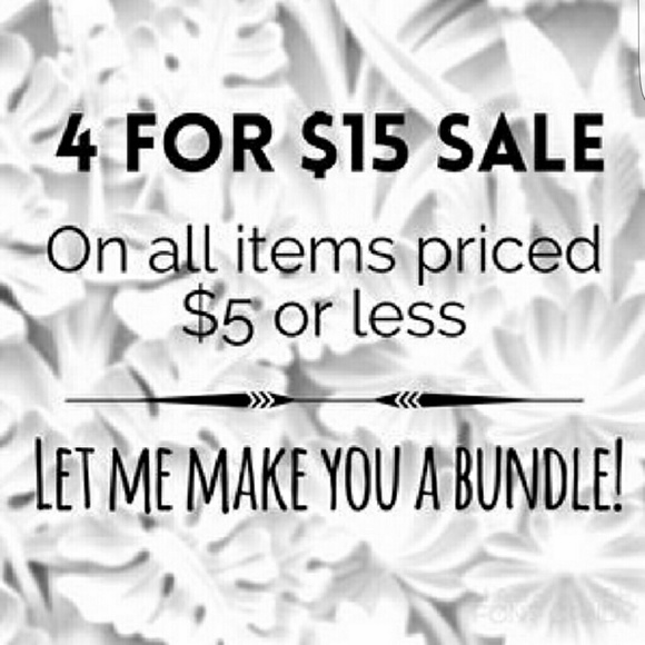 *Get 4 for only $15??
