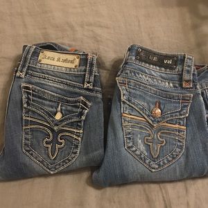Two Pairs of Rock Revival Jeans