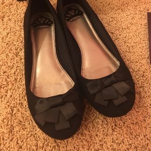 WOMENS Fergalicious black flats size 8 M